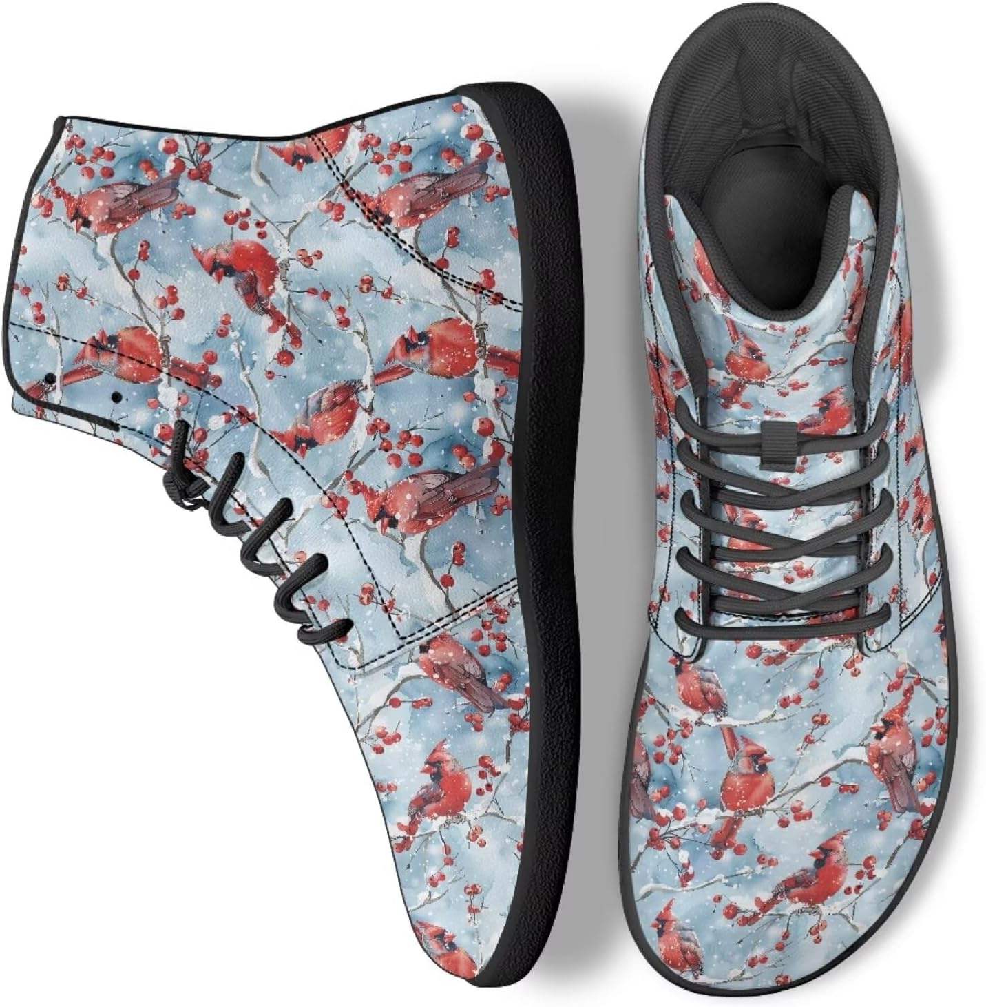 

Женские и мужские высокие кроссовки, модные спортивные кроссовки для ходьбы, бега и путешествий Ecaestolph, красный/синий