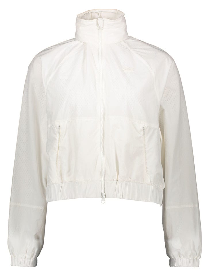 

Белая спортивная куртка Lacoste