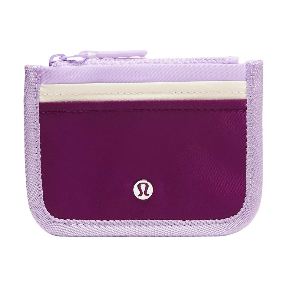 

Держатель для карт из переработанного полиэстера Women's Lavender Frost с Light Ivory и Ice Grape Lululemon, Lavender Frost with светло-айвори and Ice Grape