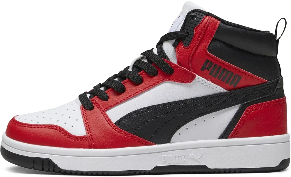 Кроссовки детские Rebound V6 Mid Jr, Puma, белый — фото 3