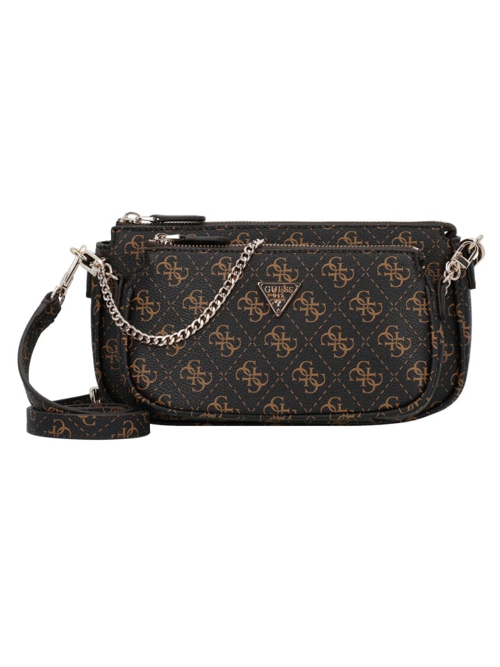 

Сумка через плечо Noelle II 24 см с коричневым логотипом Guess