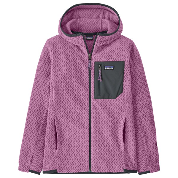 

Детская флисовая куртка с капюшоном R1 Air на молнии Patagonia, фиолетовый