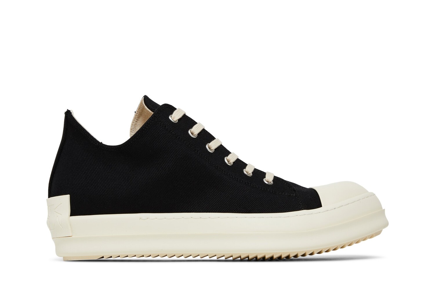 

Низкие кроссовки Rick Owens DRKSHDW Fogachine Cotton Denim Low, черный