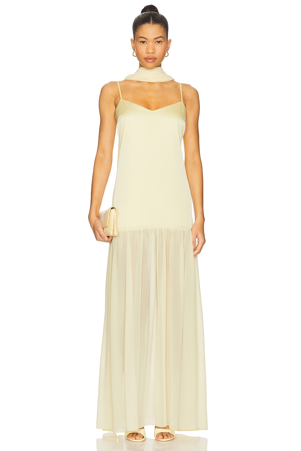 

Длинное платье Dalia Show Me Your Mumu, pale yellow