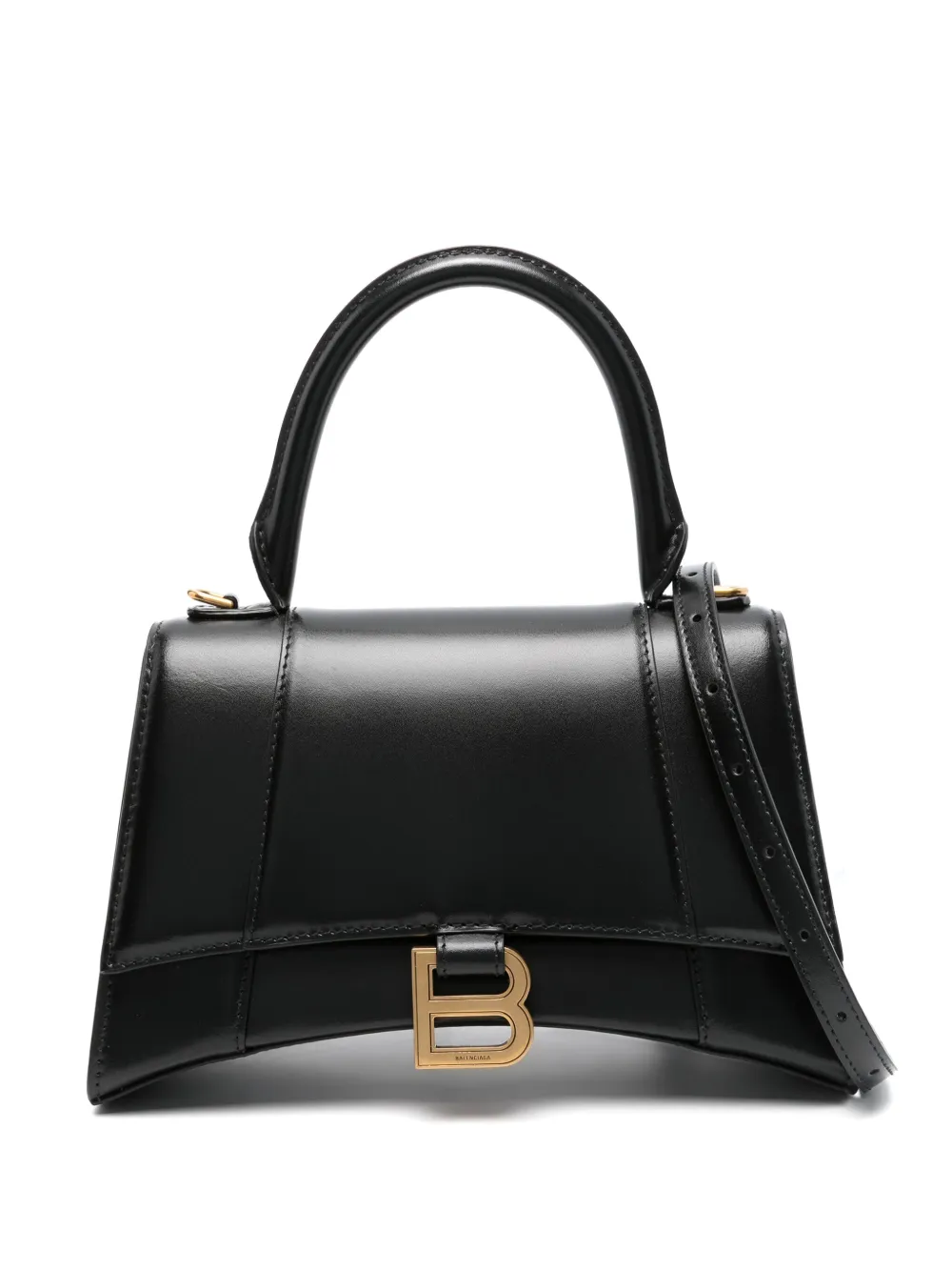 

Маленькая сумка Hourglass с верхней ручкой BALENCIAGA, черный