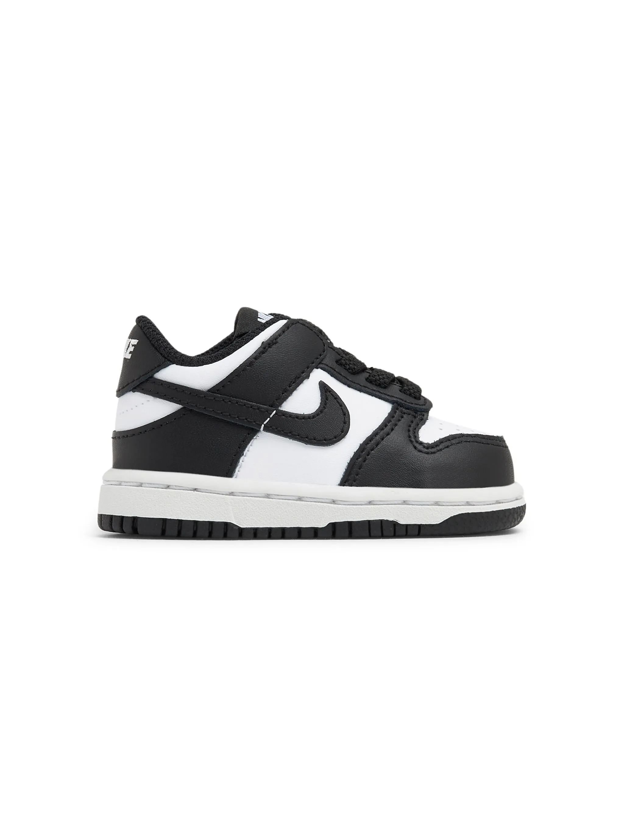 Кроссовки Dunk Low Panda на шнуровке Nike Kids, белый — фото 2