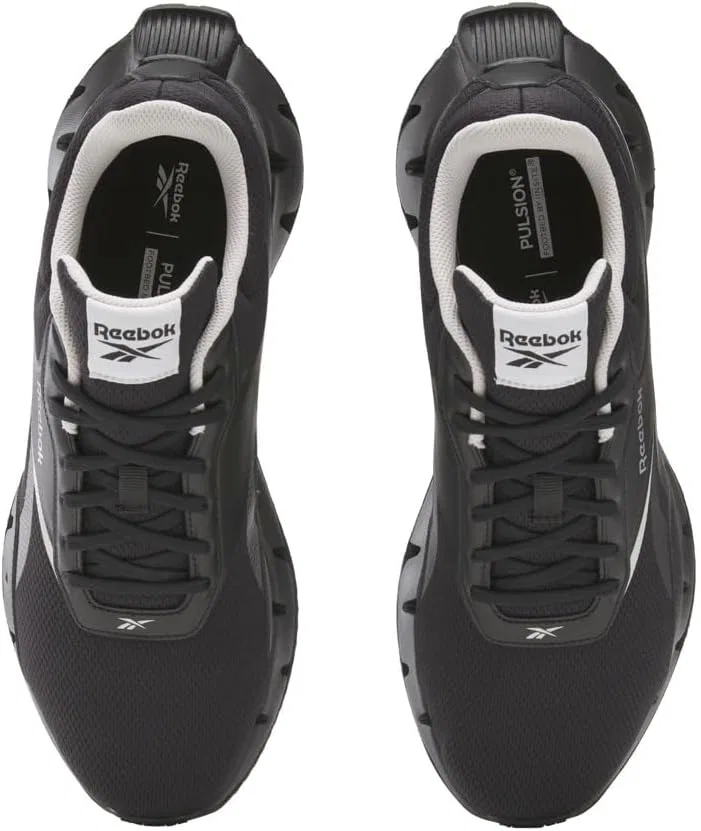 Кроссовки Reebok унисекс Zig Dynamica Str, 2-Black Washed Black Mist Grey — фото 3