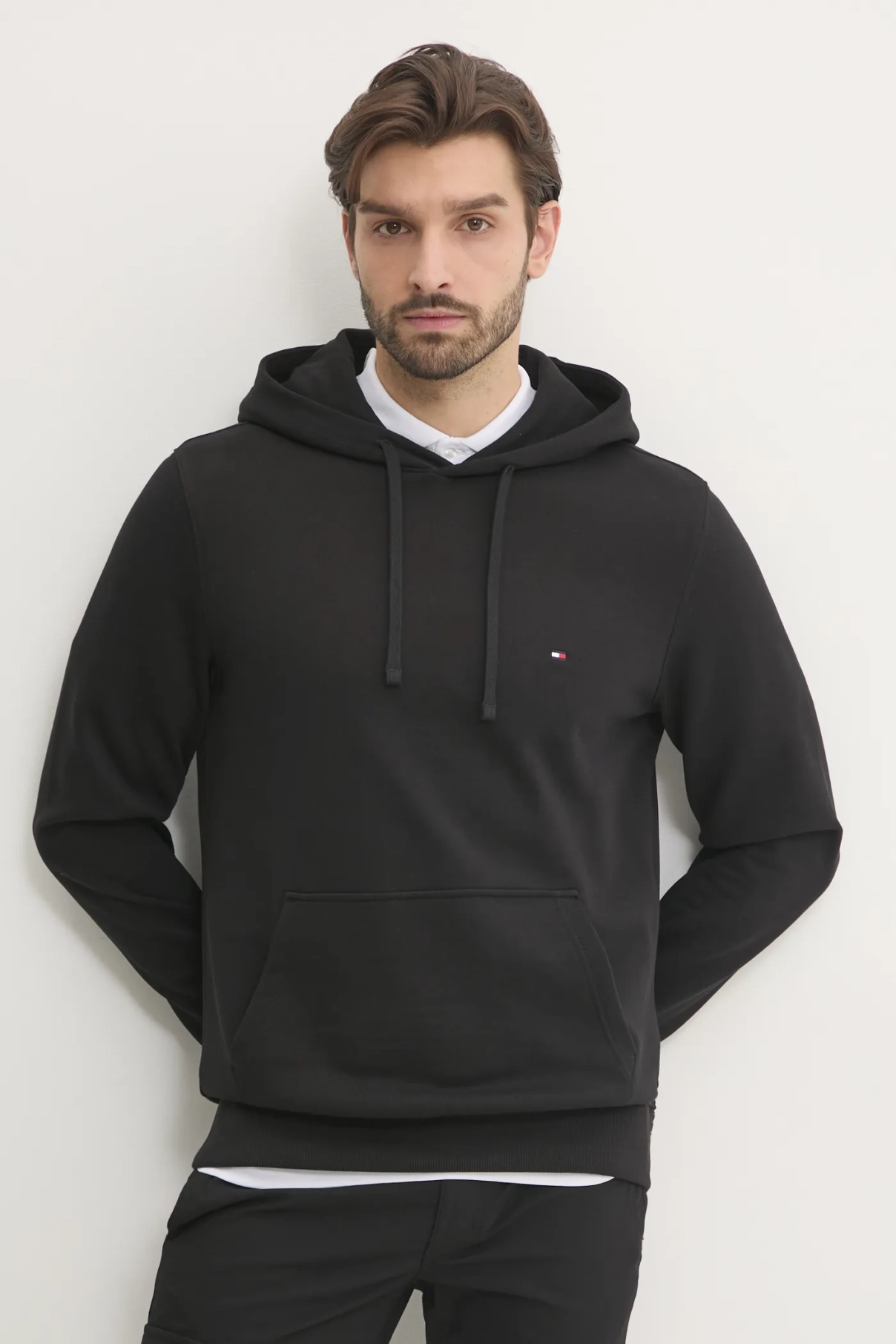 

Хлопковая толстовка Tommy Hilfiger, черный
