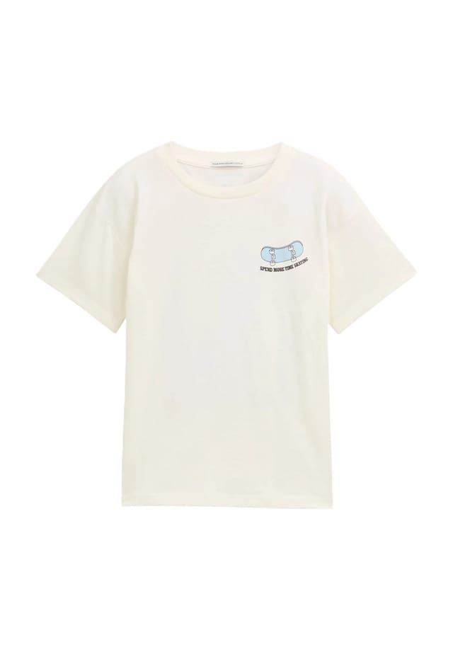 

Футболка хлопковая детская Tom Tailor, белый