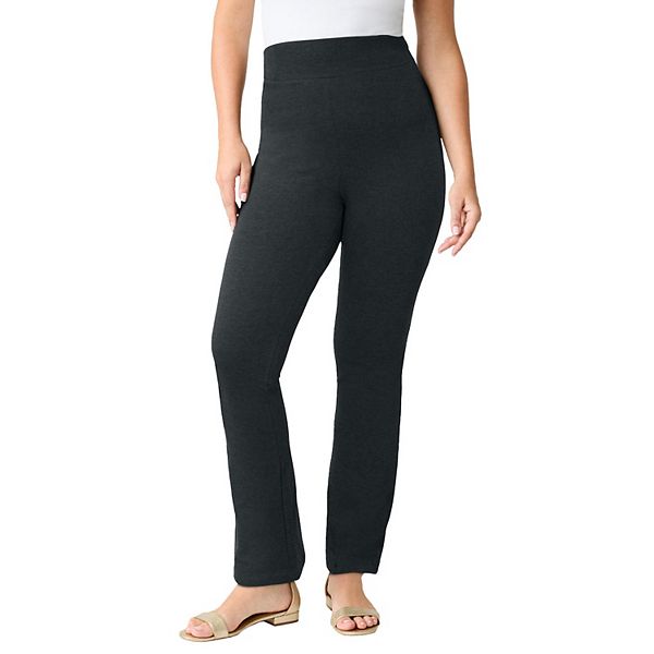 

Женские брюки для йоги plus size petite essential stretch Roaman'S, Heather Charcoal