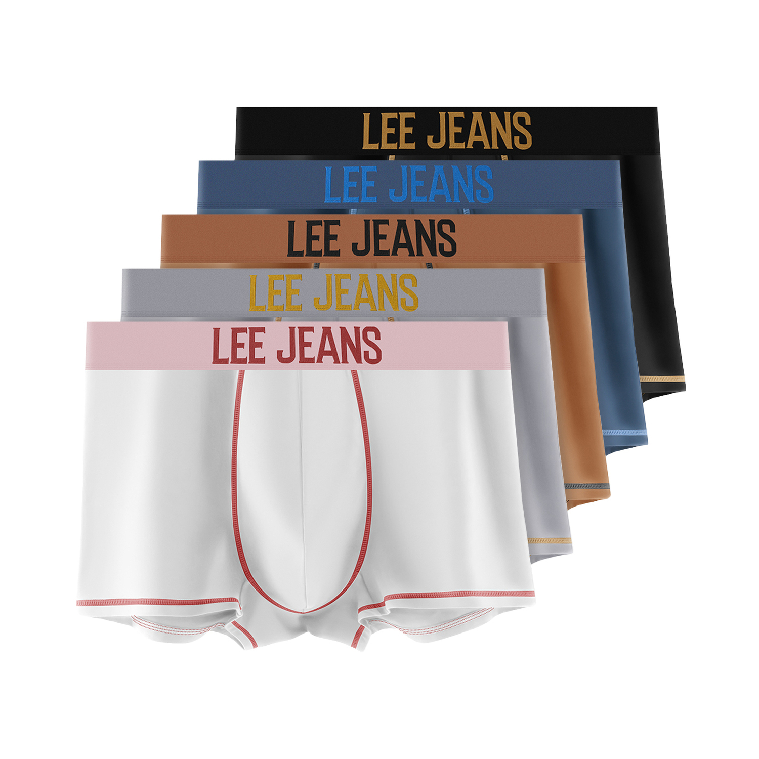 

Sunset 4.0 трусы мужские 5 штук Lee, серо-голубой