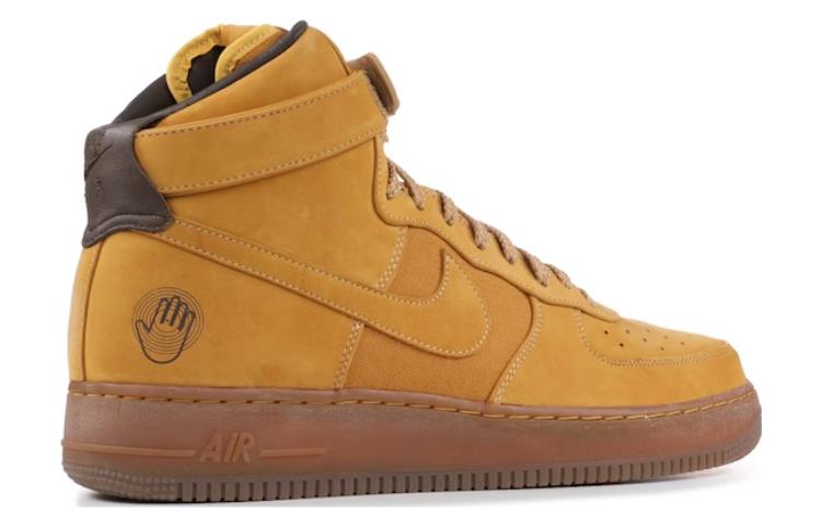 Кроссовки Nike x Bobbito Garcia Nike Air Force 1 High 'Gold', коричневый — фото 3