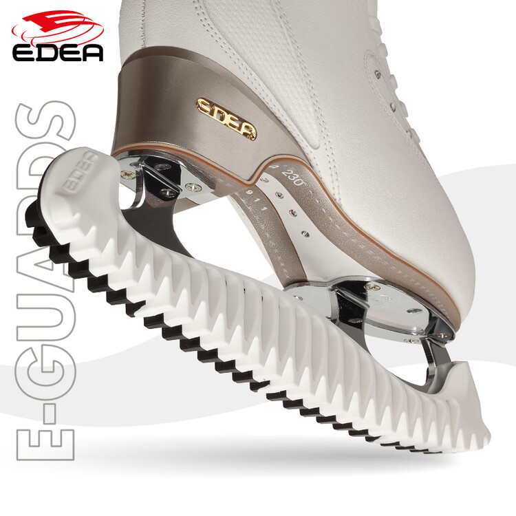 

EDEA Коньки роликовые Italian Imported с интегрированными защитными чехлами, раздвижными чехлами, нескользящие износостойкие, без подрезки, цвет black and white, размер M (34-40.5)