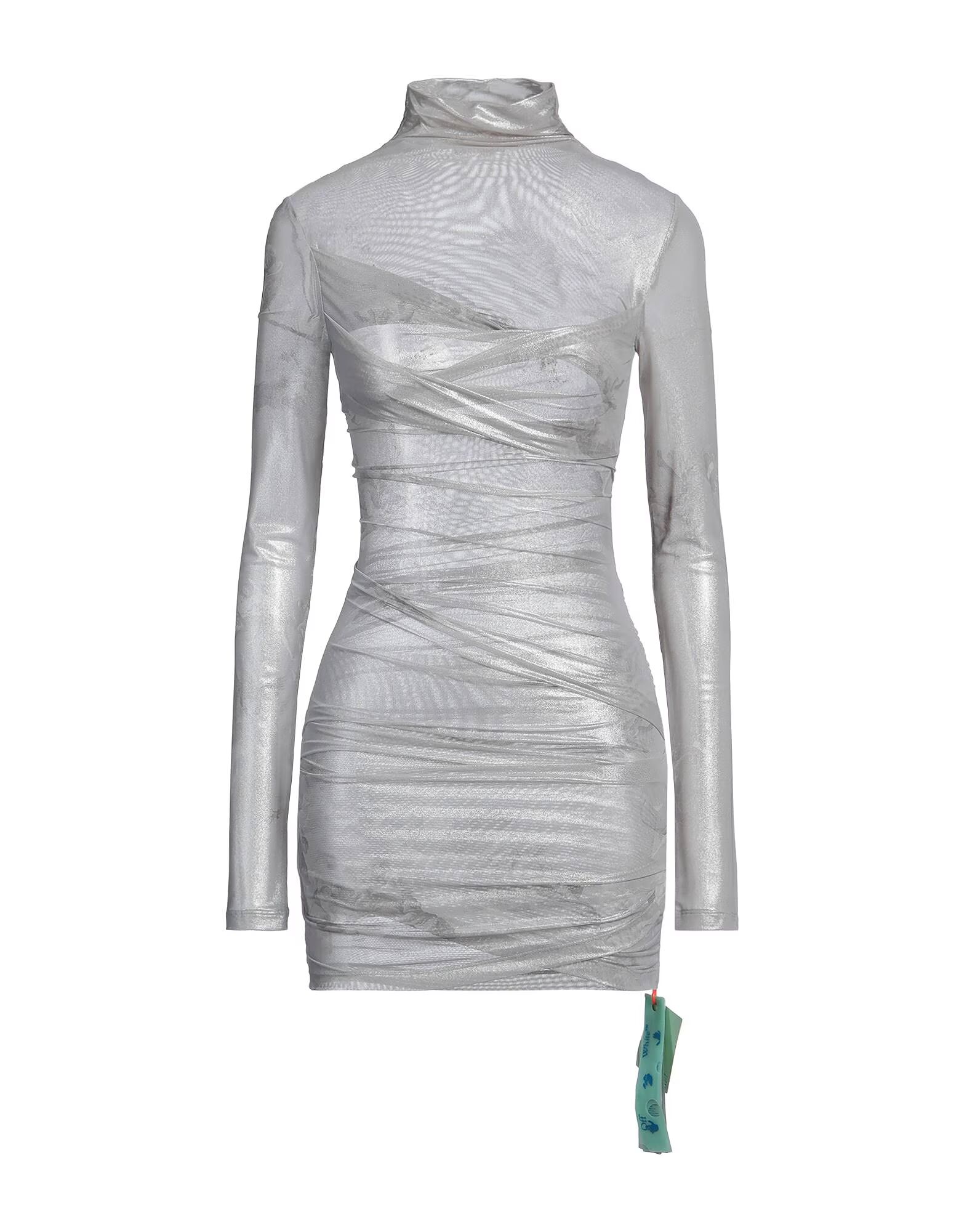 

Мини-платье Off, светло-серый