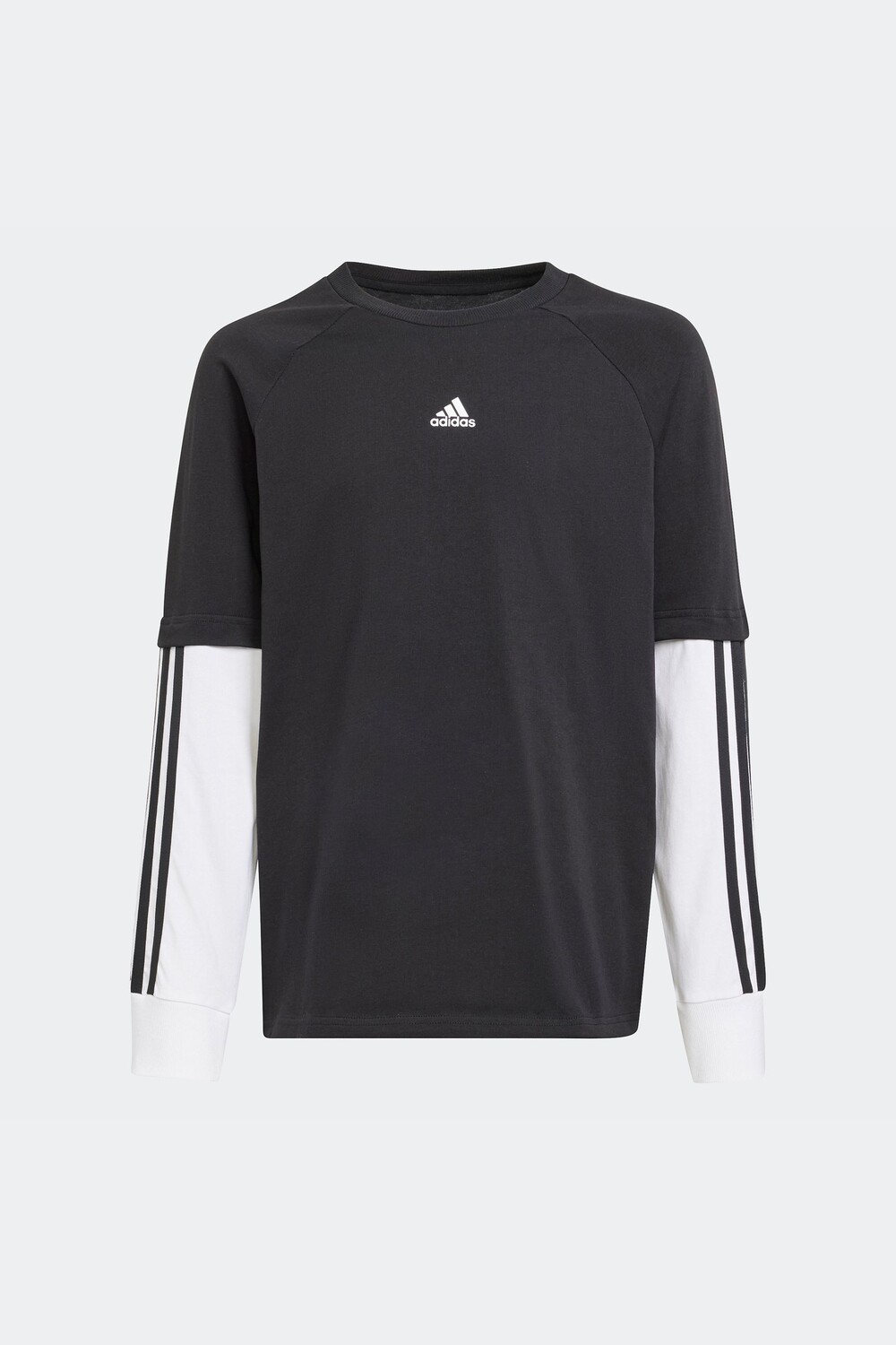

Детский топ с длинными рукавами Street Jam 2 в 1 Adidas, черный