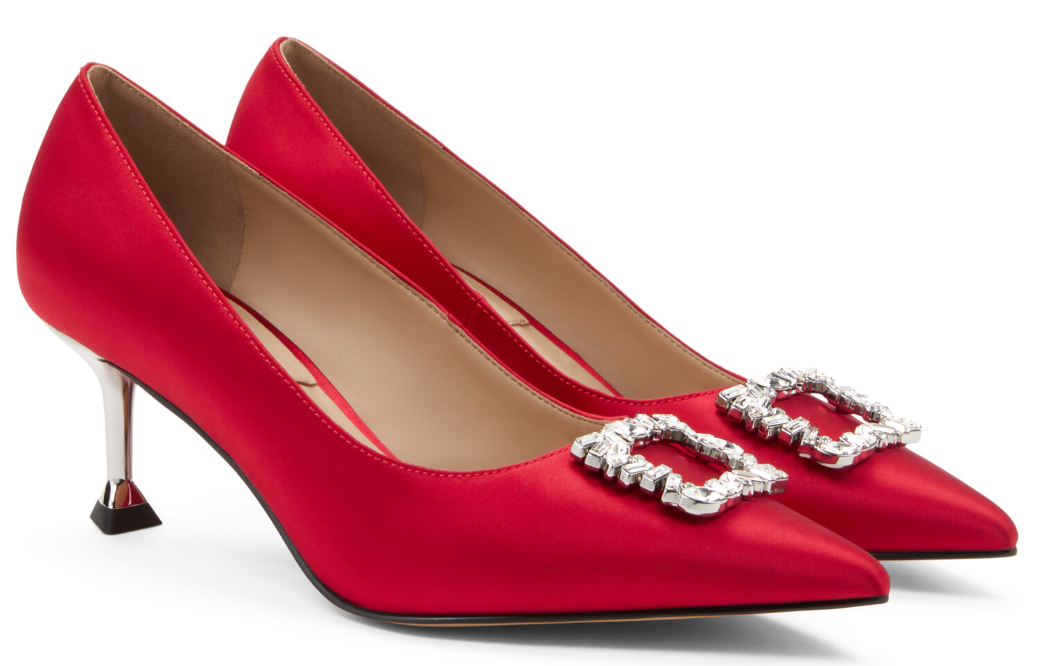 Высокие каблуки женские красные красные Charles&Keith — фото 4