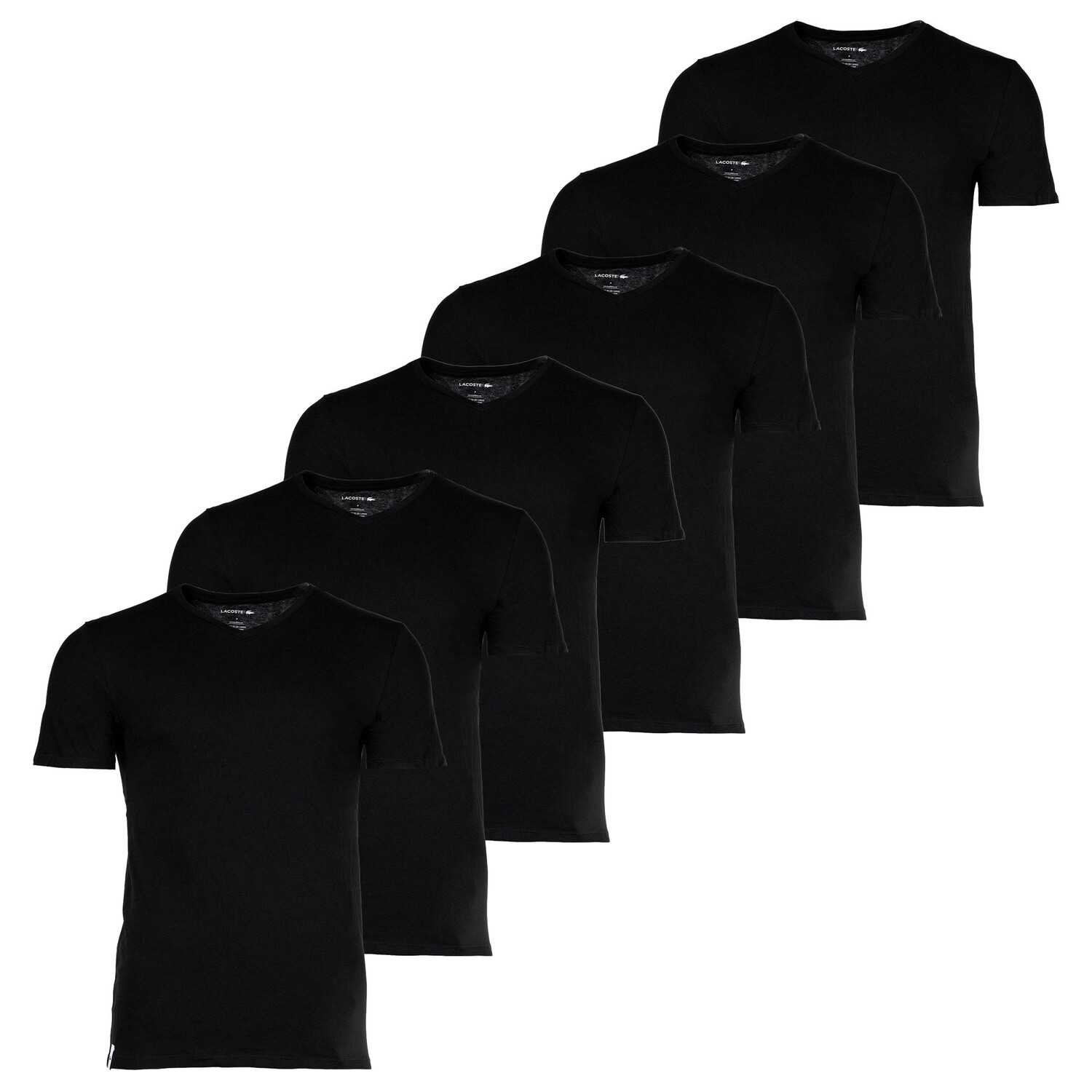 

Футболка Lacoste 6er Pack, черный