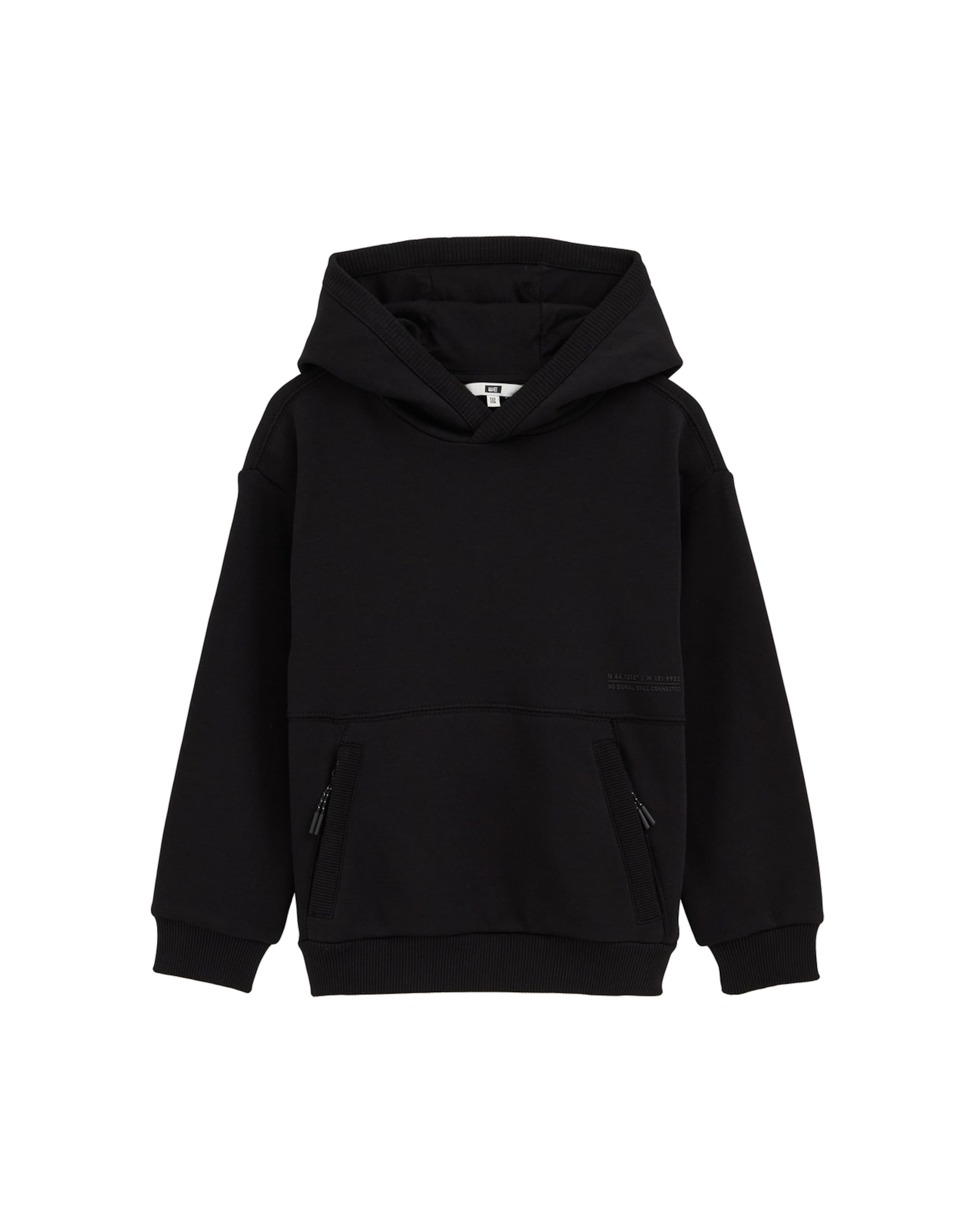 

WE Fashion Толстовка в черном цвете