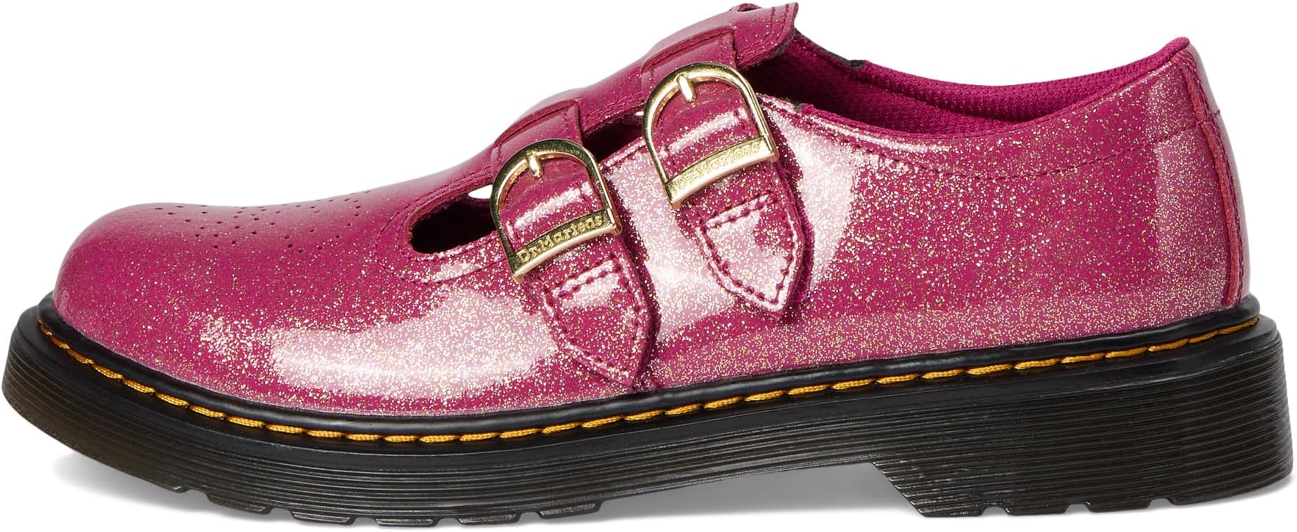 Сандалии Dr. Martens Kid's Collection 8065 Y, цвет Fuchsia/Silver/Gold Glitter — фото 4