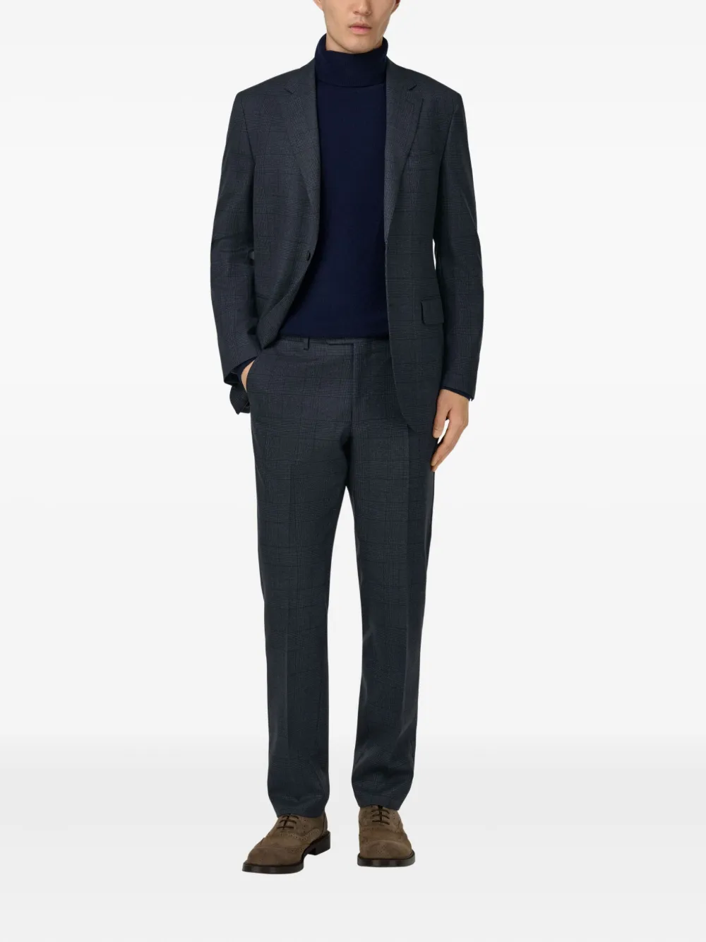 

Костюм в клетку Boggi Milano, синий