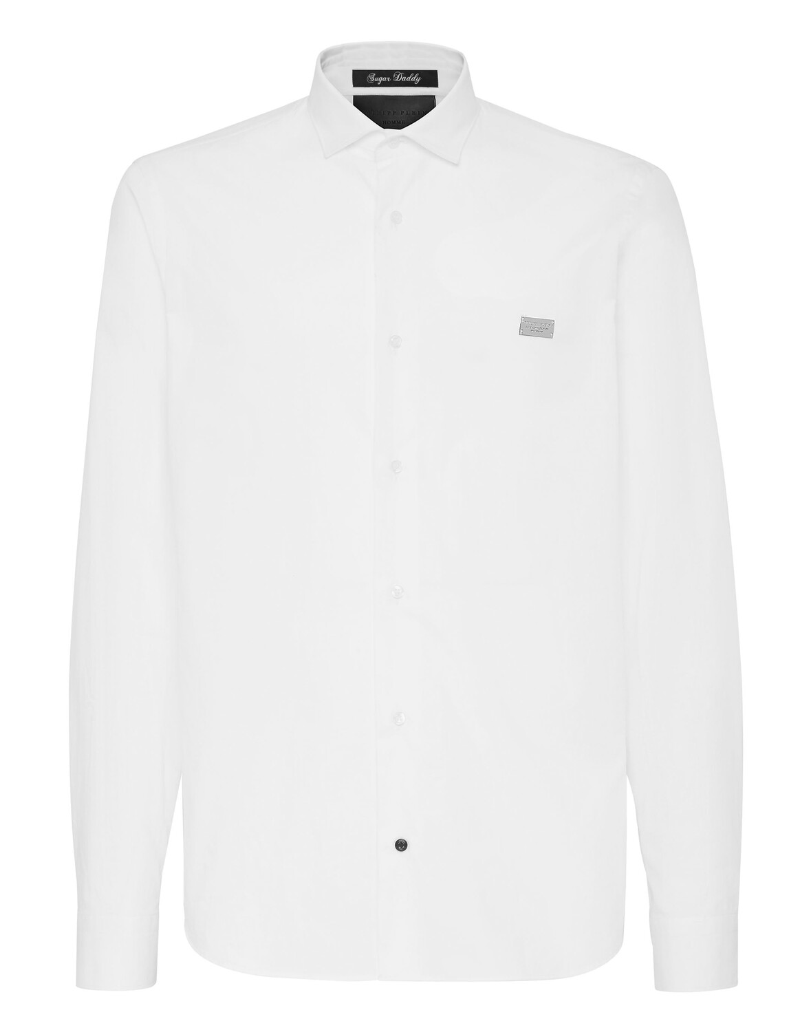 

Рубашка Sugar Daddy Cut LS Snake Philipp Plein, белый