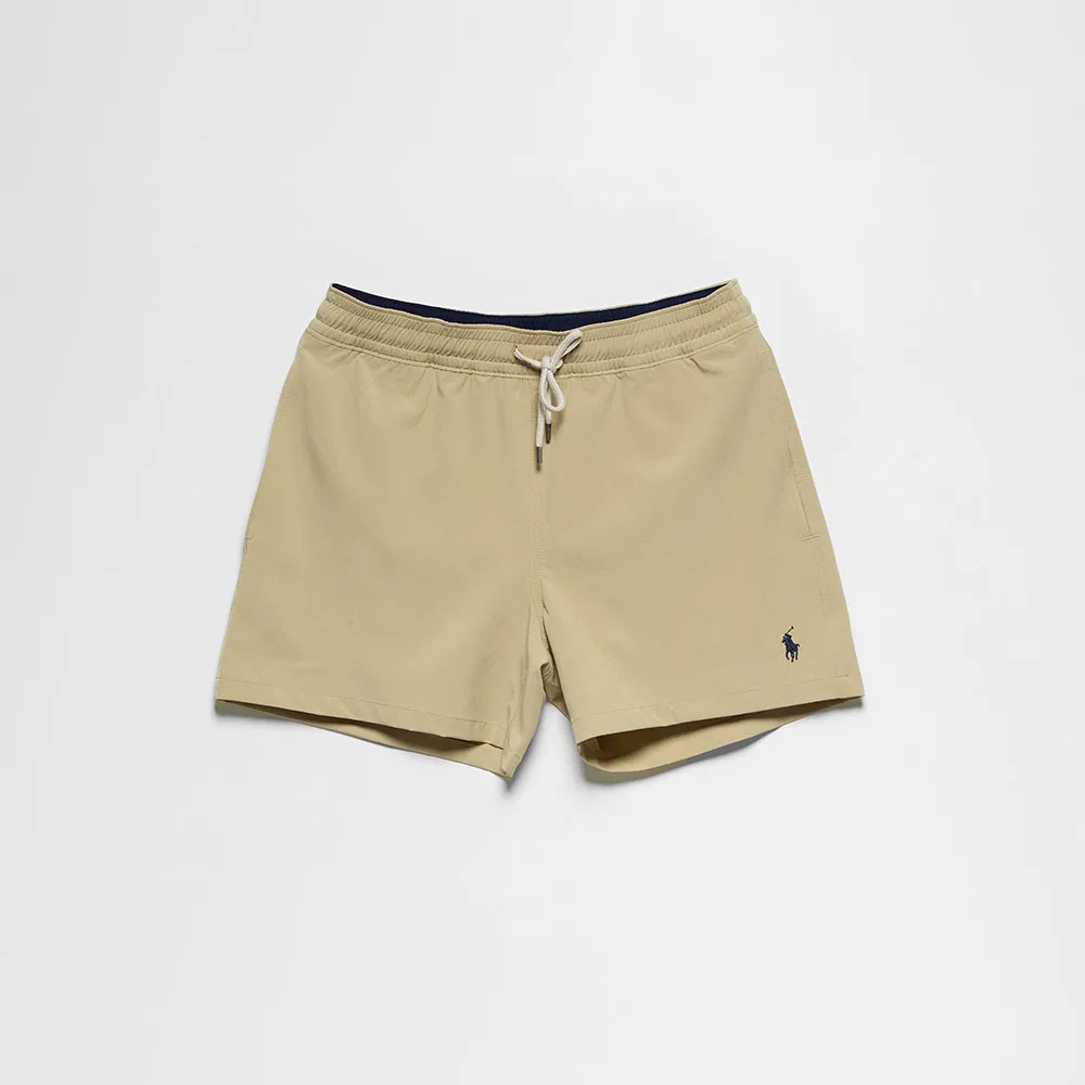 Мужские плавательные шорты Traveler Slim Fit 11.4 см бежевые от Polo Ralph Lauren