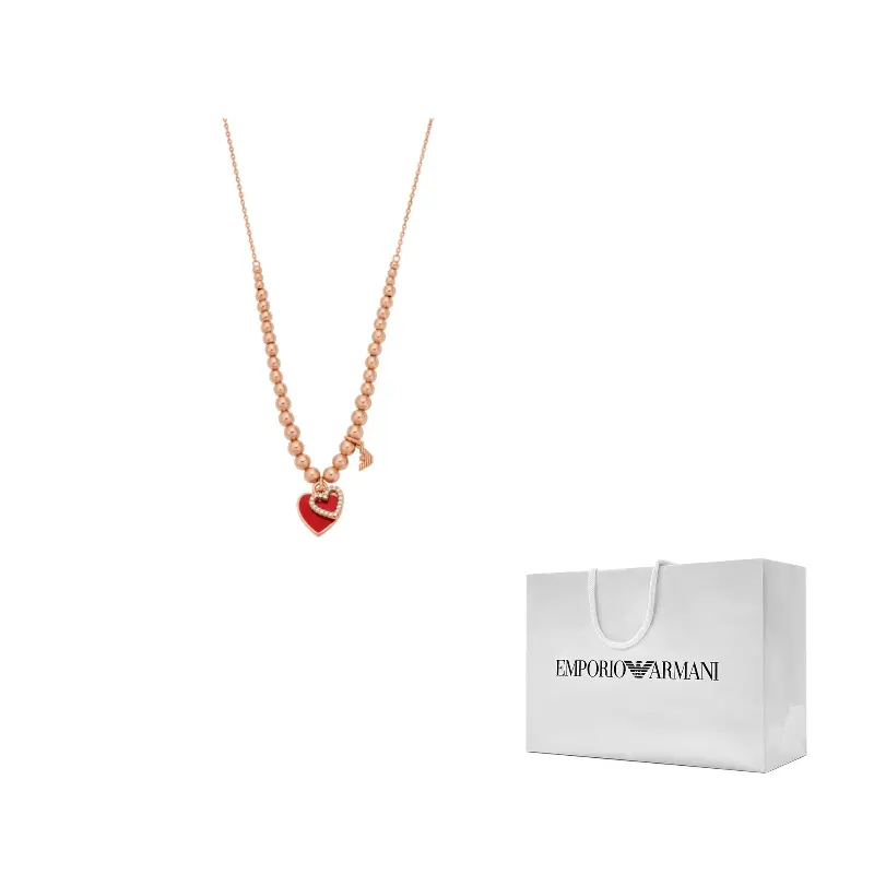 

Ограниченная серия Танабата Цирконовое ожерелье Женское Rose Gold EMPORIO ARMANI, розовое золото