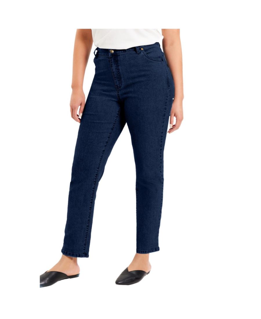 

Женские джинсы прямого кроя June + Vie June Fit June & Vie, Dark blue