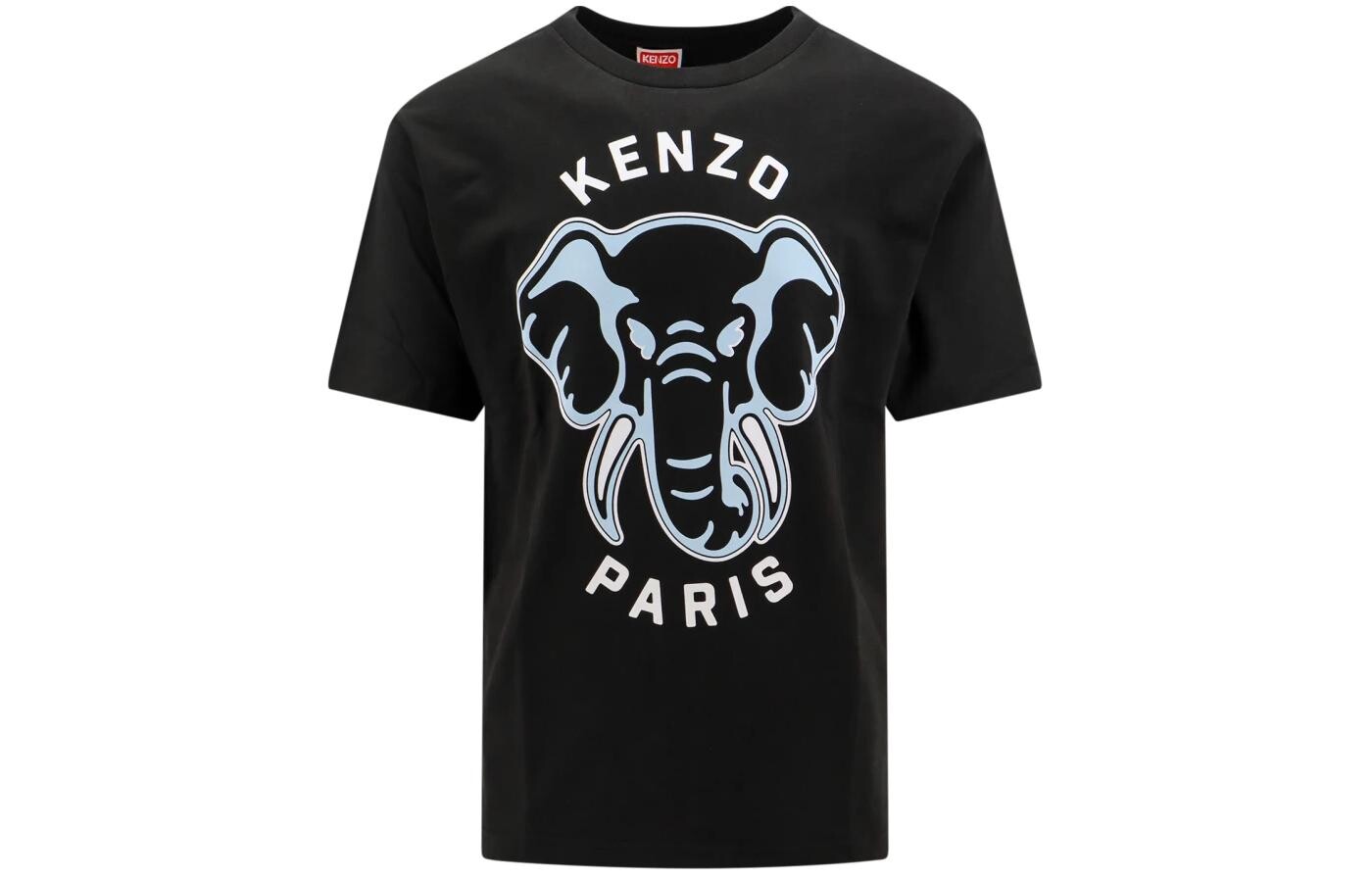 

Футболка мужская Kenzo с принтом слона, черный