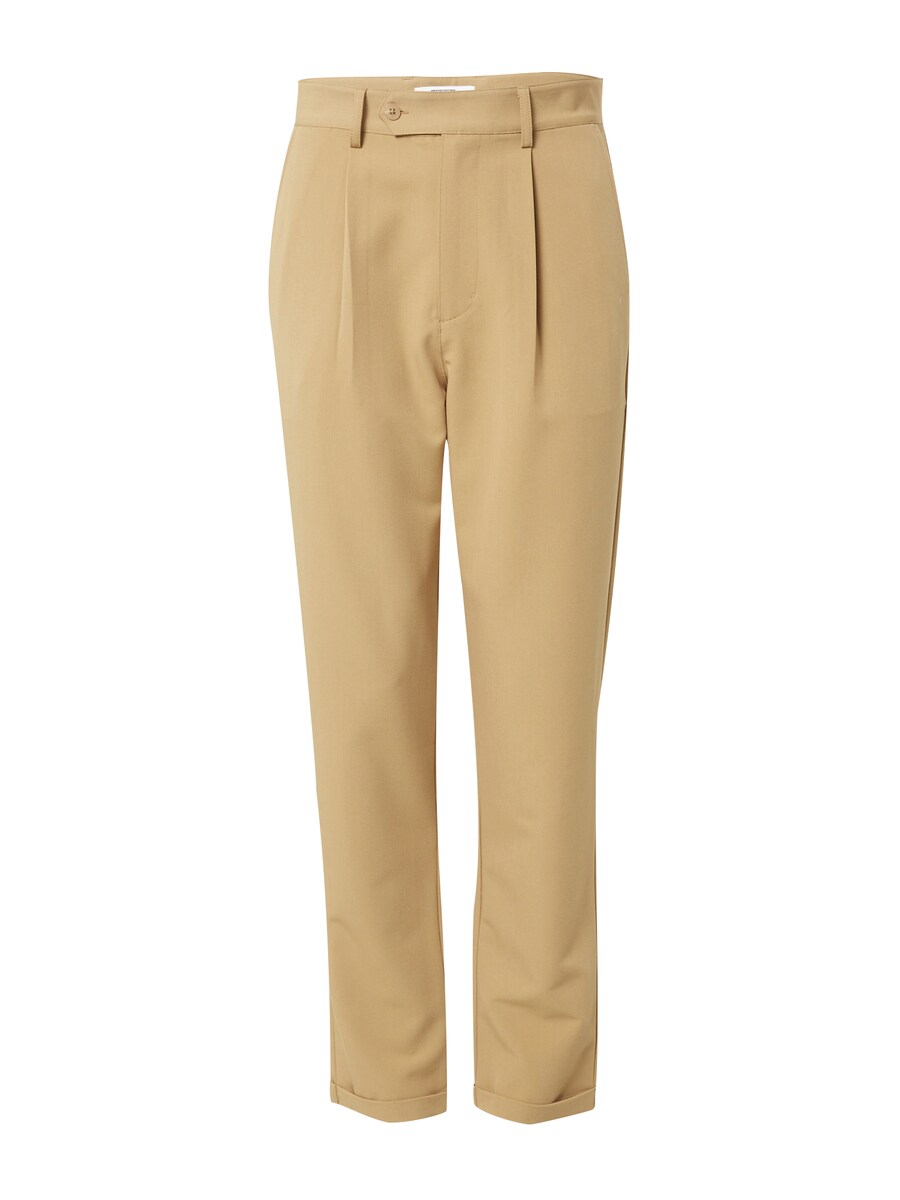

Тканевые брюки ABOUT YOU x Kevin Trapp Tapered Pleat-Front Pants Emil, коричневый