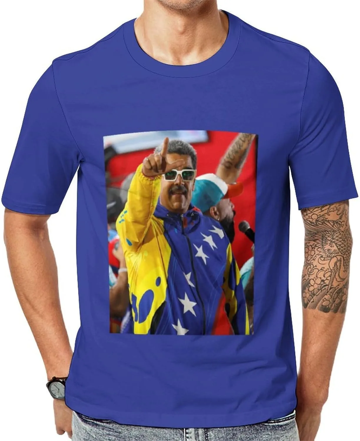 

Футболка Nicolas Maduro мужская с коротким рукавом Wzsxbfsn