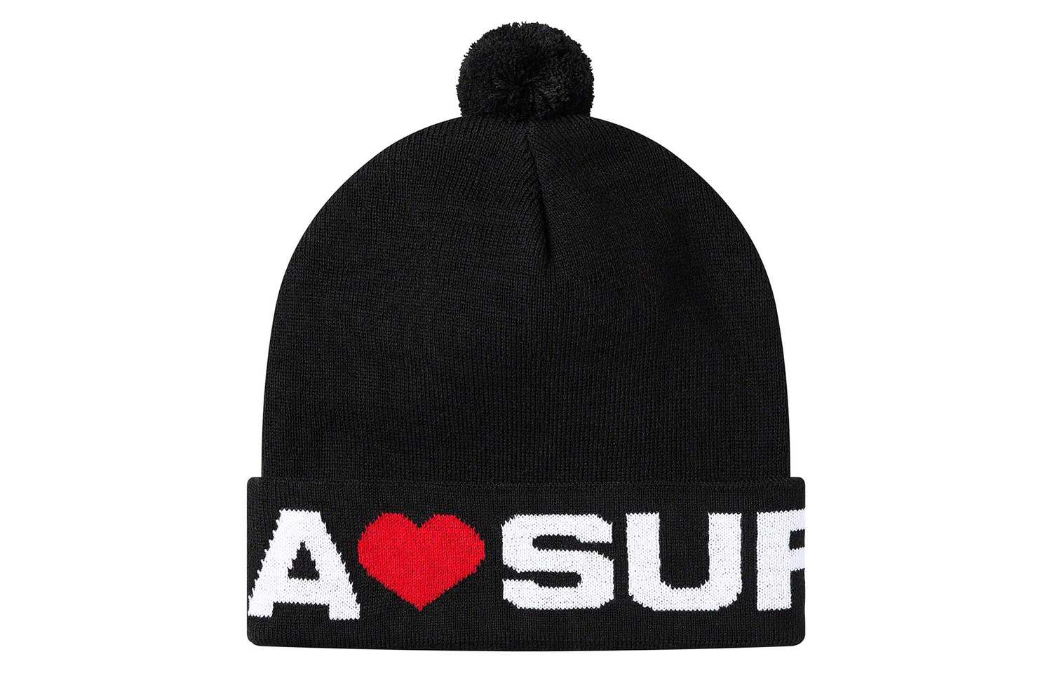 

Supreme Вязаная шапка с надписью Love, Black