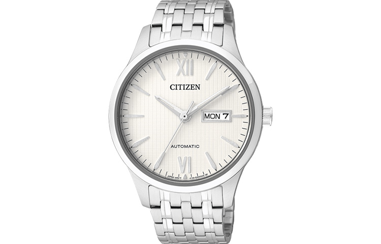 

CITIZEN Часы Automatic Mechanical Movement Stainless Steel Strap Watch Men's Watch White Dial, White Dial