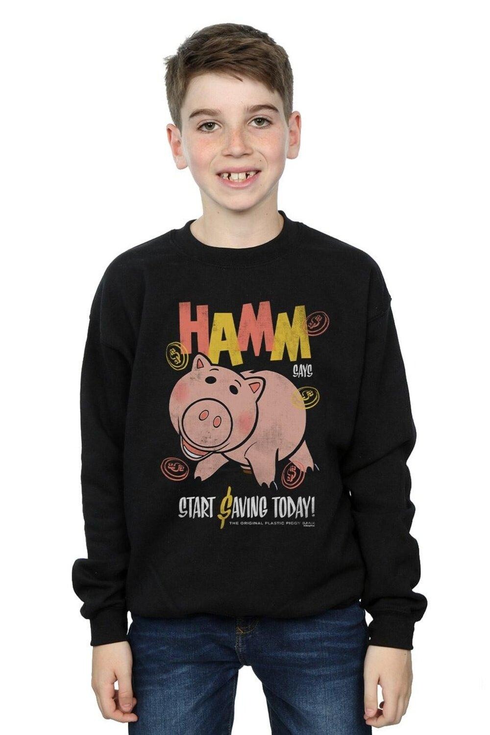 

История игрушек 4. Толстовка Hamm The Piggy Bank Disney, черный