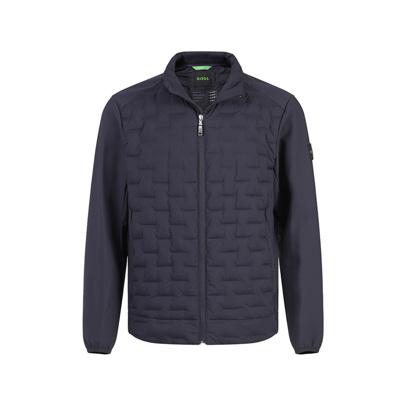 

HUGO BOSS Пуховик SS24 мужской темно-синий, Dark Blue