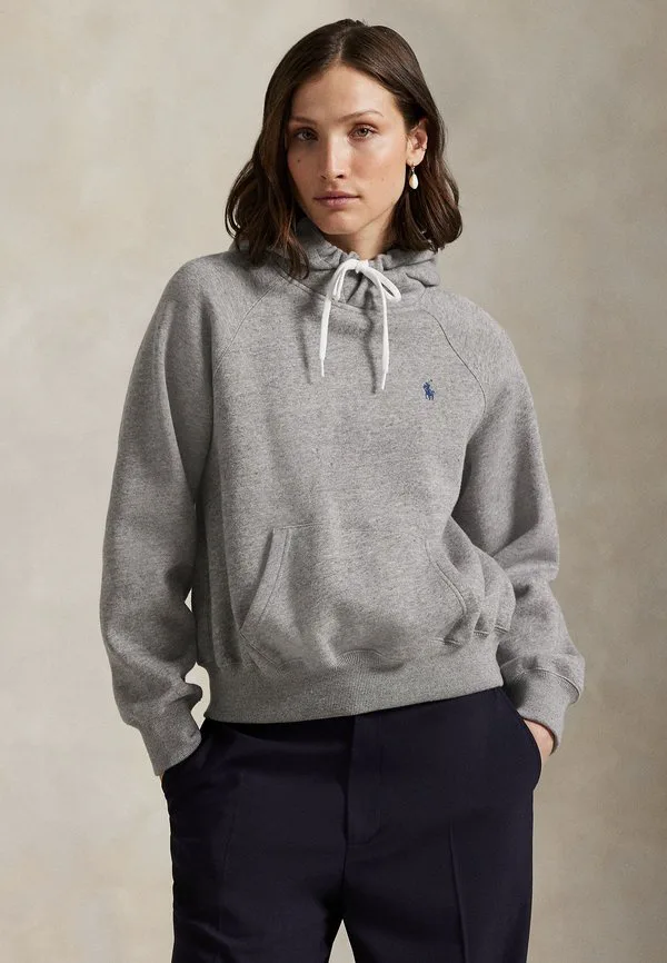 Худи укороченного кроя Polo Ralph Lauren, Dark Vintage Heather