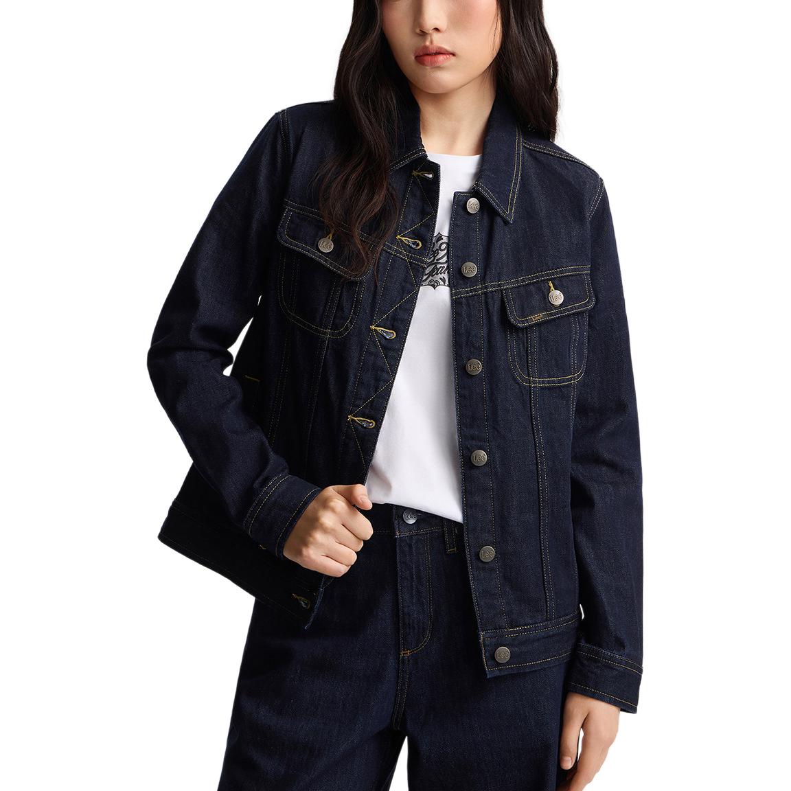 

Lee Джинсовая куртка женская Washed Lapel Moderate