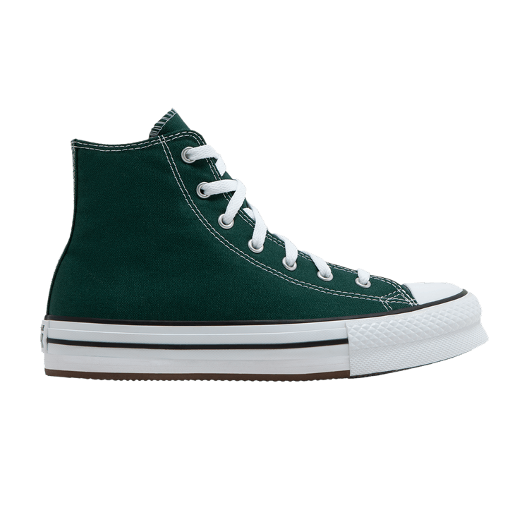 

Кроссовки Converse Chuck Taylor All Star EVA Lift Platform High GS 'Green Envy', зеленый