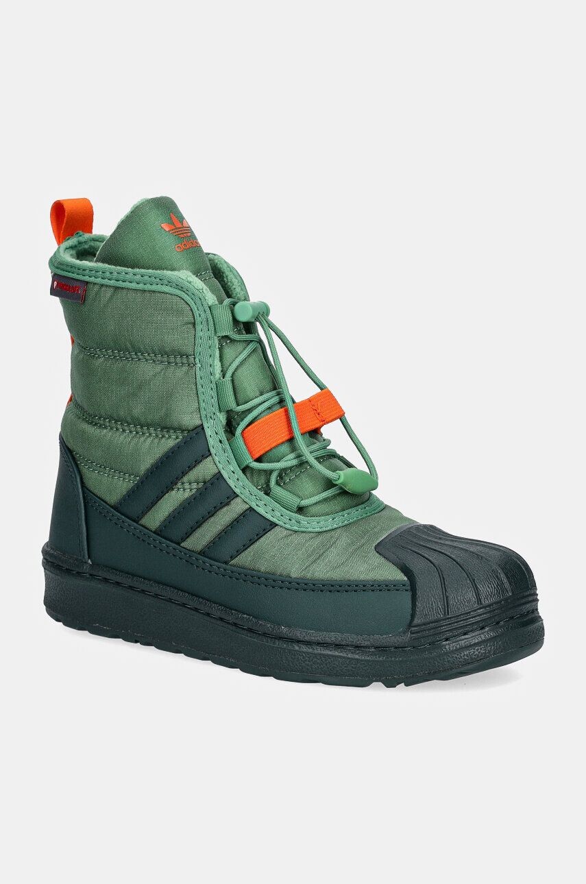 

Детские зимние ботинки SUPERSTAR 360 BOOT 2.0 C adidas Originals, зеленый