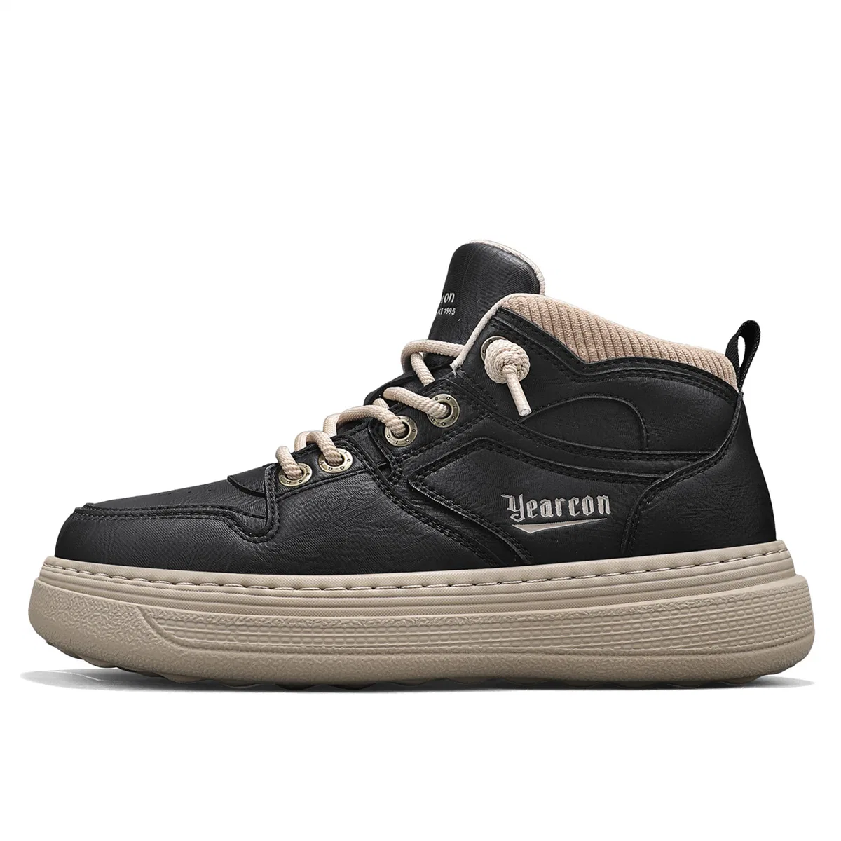 Кроссовки кожаные YEARCON Black
