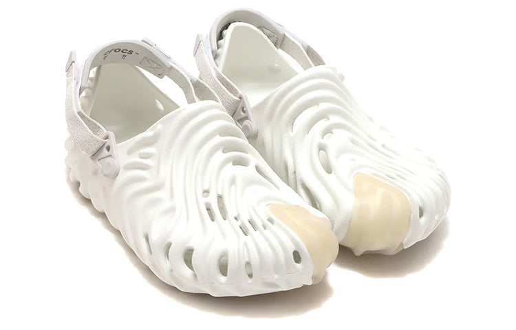 Сандалии Crocs Salehe Bembury x Pollex Clog 'Stratus', белый — фото 4