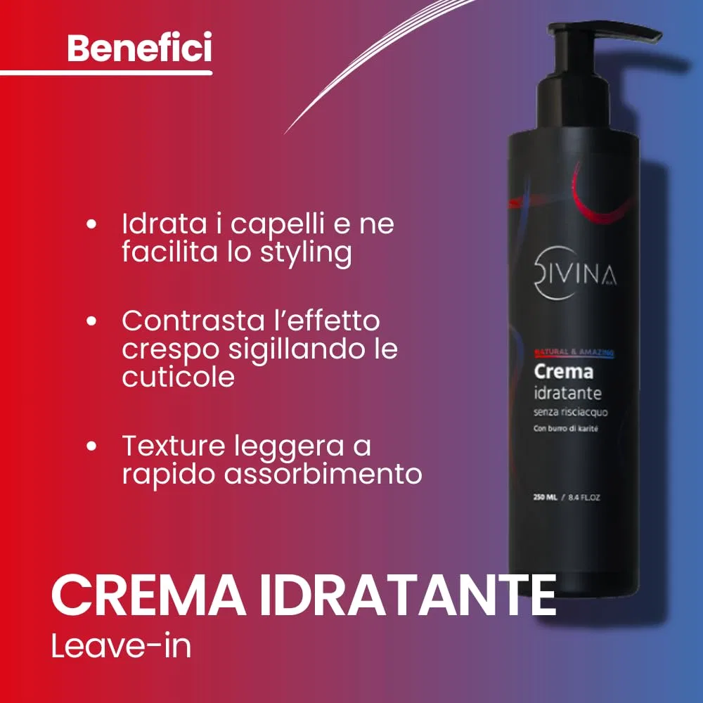 Несмываемый крем для кудрявых волос «Natural&Amazing» от DIVINA BLK Divina Blk — фото 3