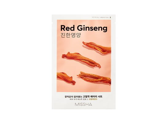 

Питательная маска Missha Airy Fit Sheet Mask (Red Ginseng) -
