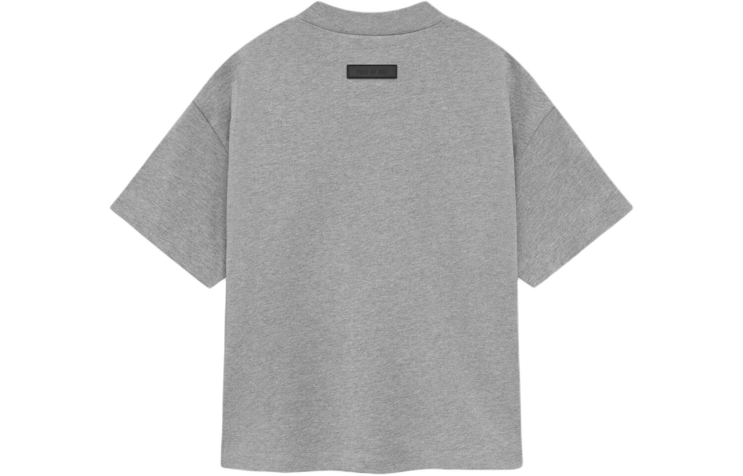 Детская футболка Fear Of God Essentials, цвет Dark Heather Oatmeal — фото 2
