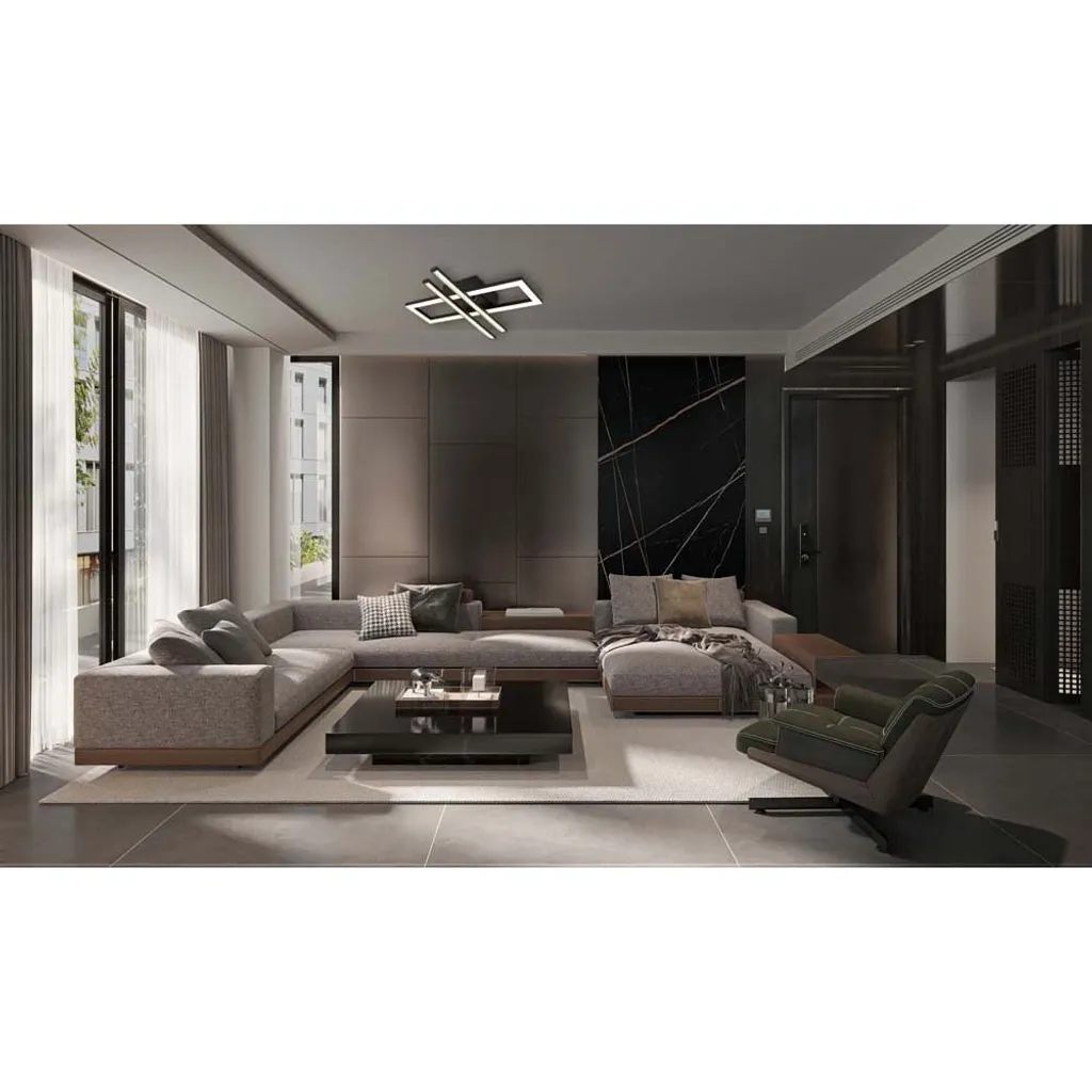 

Потолочный светодиодный светильник Globo Lighting, черный
