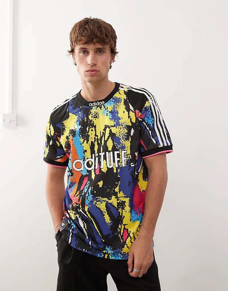 

Архивная майка AOP от adidas Originals в разноцветном и ярко-желтом цвете