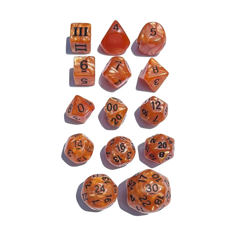 

Набор кубиков Poly Unleashed Arcana — «Сожжение» (14), DCC & Specialty Dice Packs