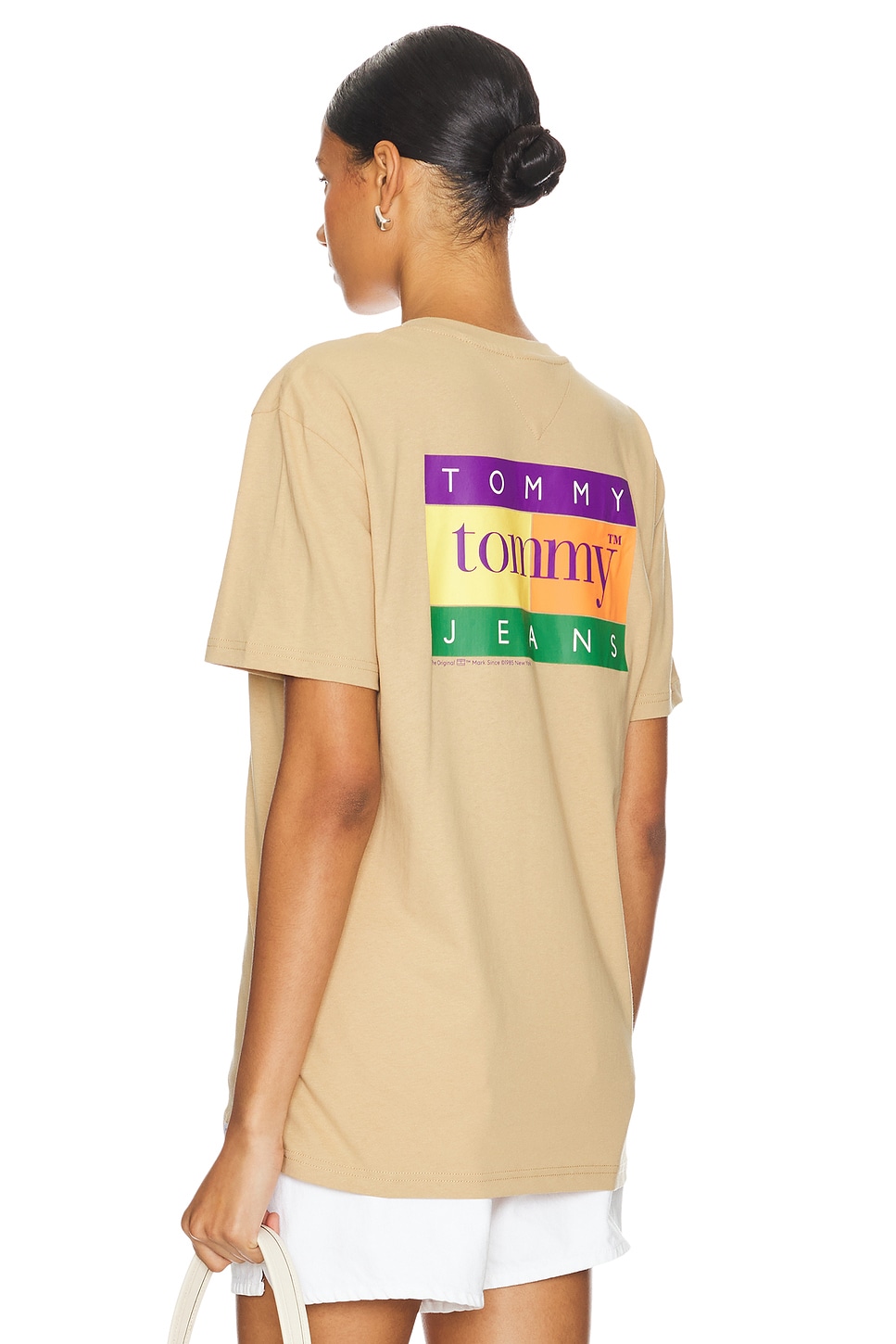 

Футболка с летним флагом Tommy Jeans, коричневый
