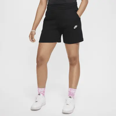 Шорты Nike Sportswear Club Fleece, черный/белый
