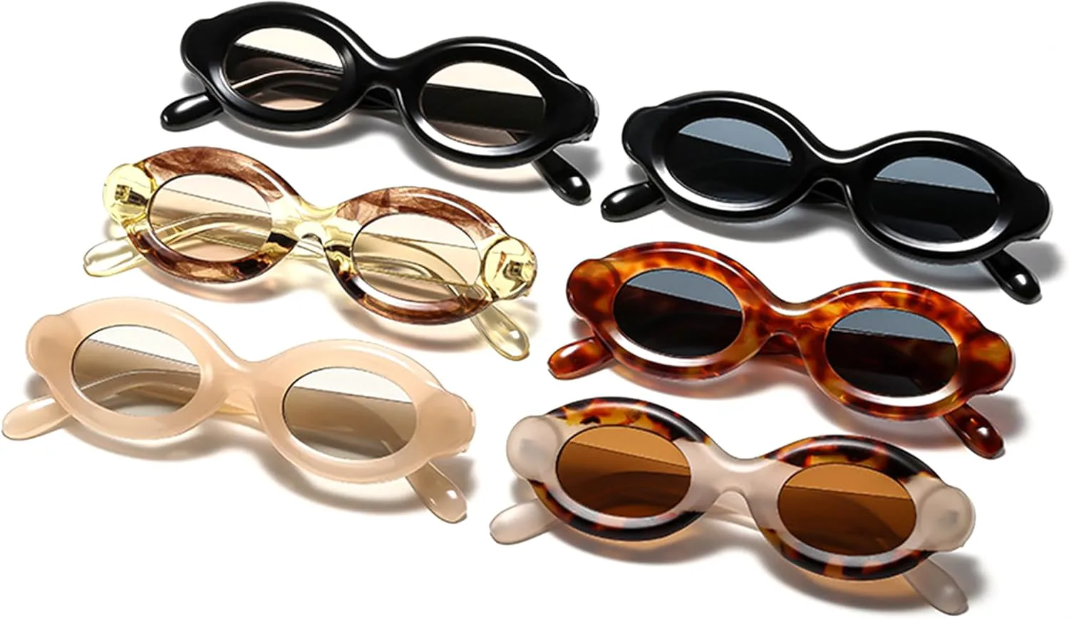 

Солнцезащитные очки Bullabulling в стиле ретро, ​​маленькие, толстые, овальные, для женщин и мужчин, модные, надувные, персонализированные, в стиле хип-хоп, C5